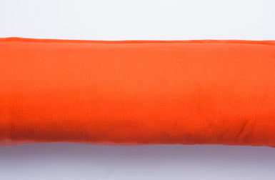 Vibrant Orange Silk Chiffon