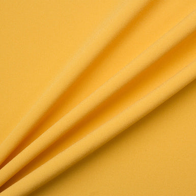 Mustard Yellow Satin Backed Crêpe