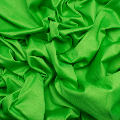 Bright Apple Green Cotton Jersey