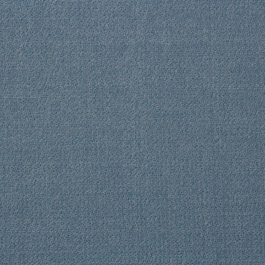 Steel Blue Double Wool Crêpe