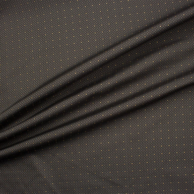 Grey Two-Tone Metallic Silk