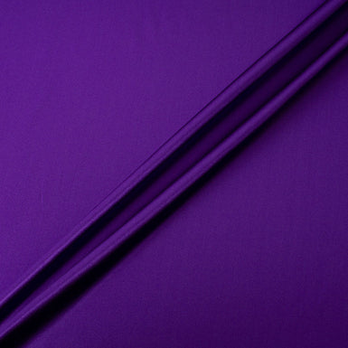 Electric Purple Pure Silk Satin