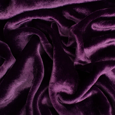 Soft Purple Plain Velvet