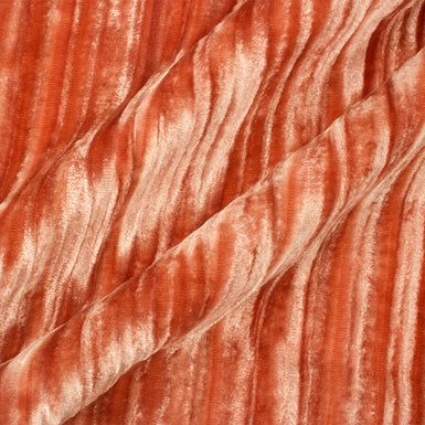 Salmon Crushed Velvet