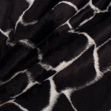 Monochrome 'Animal' Print Faux Fur Skin