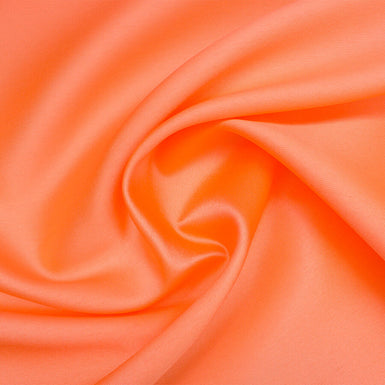 Fluorescent Orange Silk Blend Mikado