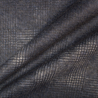 Grey Checkered Printed Jersey