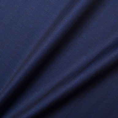 Dark Blue Superfine 'Emotion' Pure Wool Suiting