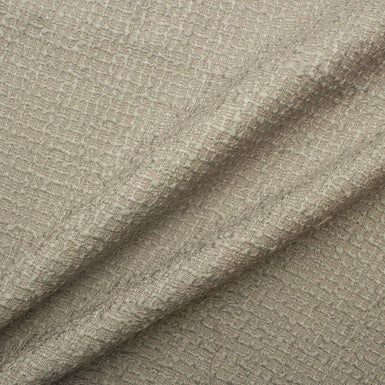 Taupe Wool Blend Bouclé