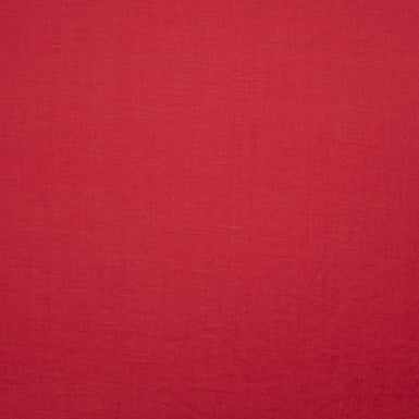 Ruby Red Medium Weight Linen (A 1.40m Piece)
