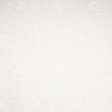 Rich Ivory Floral Chantilly Lace