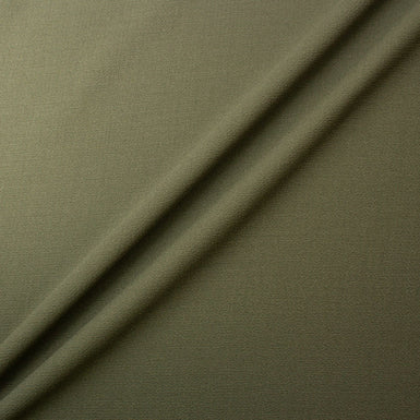 Moss Green Double Wool Crêpe (A 1.75m Piece)