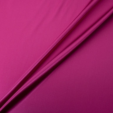 Magenta Pink Pure Silk Satin