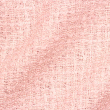 Sorbet Pink Wool Bouclé