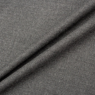 Mid Grey Pure Wool Suiting