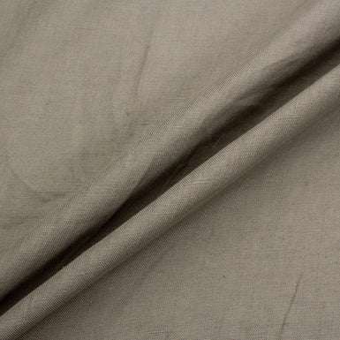 Taupe/Grey Plain Lighter Weight Linen