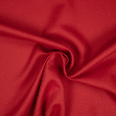 Blood Red Pure Cashmere Double Faced Coating