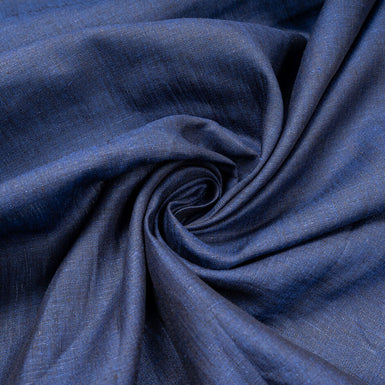 Midnight Blue Lightweight Handkerchief Linen