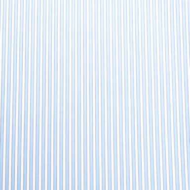 Blue & White Candy Striped Pure Cotton