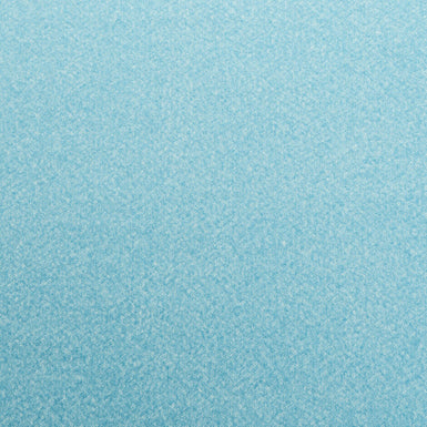 Turquoise & Pale Beige Double Faced Cashmere Blend (A 1.10m Piece)