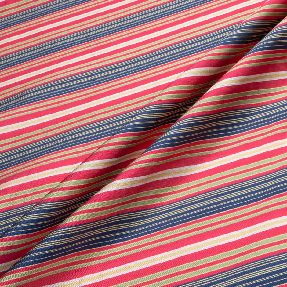 Multicolor Striped Silk Shantung 610/3 Fabric main image 0