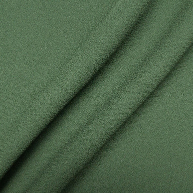 Deep Green Single Wool Crêpe