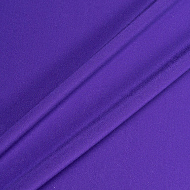 Rich Purple Pure Silk Crêpe de Chine