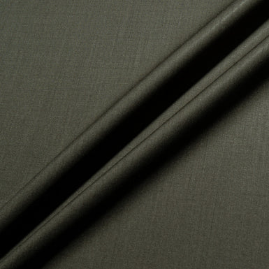 Dark Khaki Feather Light Pure Cashmere Suiting