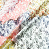 Floral Patchwork Printed Cotton Piqué