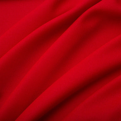 Lipstick Red Single Wool Crêpe