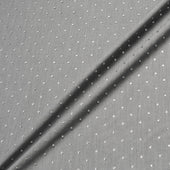 Clear Stoned Soft Grey Cotton Stretch Chambray