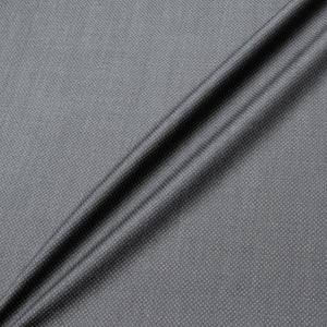 Grey Spot Jacquard Superfine Merino Wool
