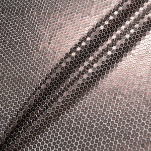 Bronze Stretch Sequinned Tulle