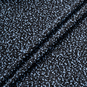 Sky Blue 'Knotted' Microfibre Bouclé