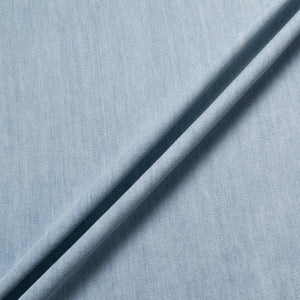 Light Blue Washed Cotton Denim
