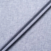 Navy Blue Dogtooth Patterned Linen