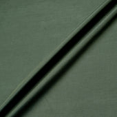 Dark Olive Green Silk & Linen Blend