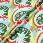 Multi-Coloured Abstract Geo Printed Pure Cotton