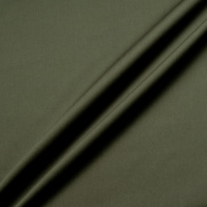Dark Olive Green Stretch Cotton