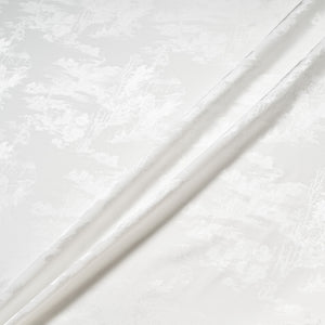 White Viscose Scenic Jacquard