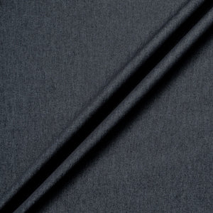 Dark Indigo Blue Stretch Cotton Denim