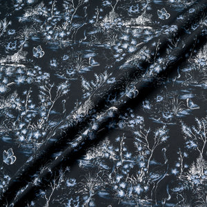 Midnight Wild Life Printed Pure Cotton
