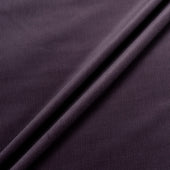 Plum Ribbed Cotton Stretch Corduroy