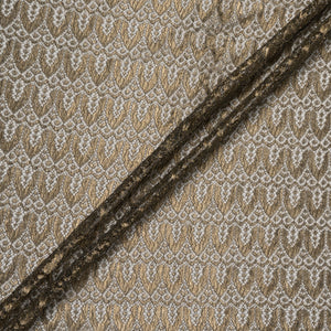 Rich Gold Geometric Chantilly Lace
