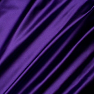 Electric Purple Silk Duchess Satin