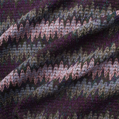 Lilac & Purple Wool Mix Knit