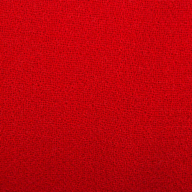 Lipstick Red Double Wool Crêpe (A 1.80m Piece)