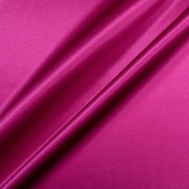 Deep Fuchsia Pink Silk Satin