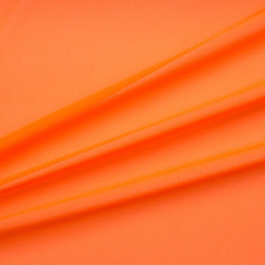 Bright Orange Silk Georgette