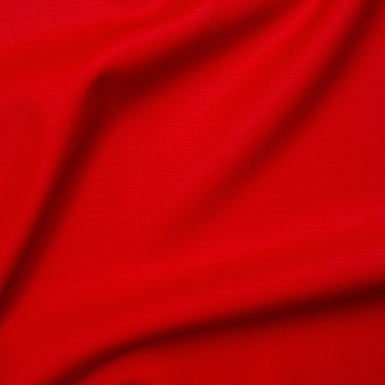 Red Stretch Wool Gaberdine (A 2.25m Piece)